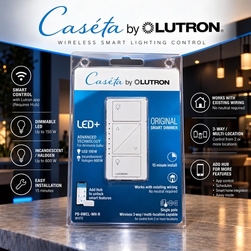 Lutron caséta smart dimmer - caséta,