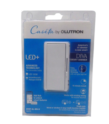 Lutron diva caseta - smart, led+