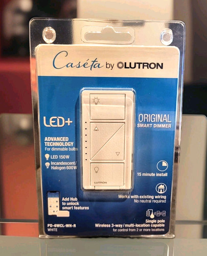 Lutron 6wcl r lighting - lutron, pd-6wcl-wh-r